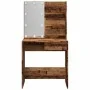 Tocador con LED madera vieja 74,5x40x141 cm by , Bedroom Dressers - Ref: Foro24-857021, Price: 105,50 €, Discount: %