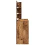 Tocador con LED madera vieja 74,5x40x141 cm by , Bedroom Dressers - Ref: Foro24-857021, Price: 105,50 €, Discount: %