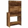 Tocador con LED madera vieja 74,5x40x141 cm by , Bedroom Dressers - Ref: Foro24-857021, Price: 105,50 €, Discount: %