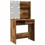 Tocador con LED madera vieja 74,5x40x141 cm by , Bedroom Dressers - Ref: Foro24-857021, Price: 105,50 €, Discount: %