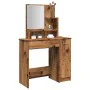 Tocador con espejo envejecida 86,5x35x136 cm von , Schlafzimmerkommoden - Ref: Foro24-857009, Preis: 92,89 €, Rabatt: %