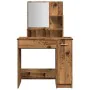 Tocador con espejo envejecida 86,5x35x136 cm von , Schlafzimmerkommoden - Ref: Foro24-857009, Preis: 92,89 €, Rabatt: %