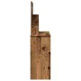 Tocador con espejo envejecida 86,5x35x136 cm von , Schlafzimmerkommoden - Ref: Foro24-857009, Preis: 92,89 €, Rabatt: %