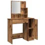 Tocador con espejo envejecida 86,5x35x136 cm von , Schlafzimmerkommoden - Ref: Foro24-857009, Preis: 92,89 €, Rabatt: %