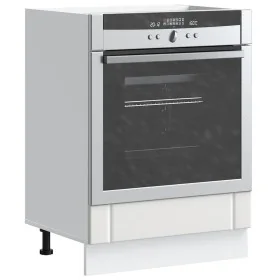 Mueble de horno Lucca blanco madera reconstituida von , Küchenschränke - Ref: Foro24-853757, Preis: 64,05 €, Rabatt: %