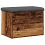 Banco con almacenaje madera ingeniería madera vieja 62x42x45 cm by , Benches for halls and storage - Ref: Foro24-857615, Pric...