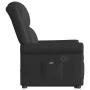 Sillón reclinable de masaje pie cuero sintético negro brillante by , Armchairs - Ref: Foro24-3303420, Price: 275,71 €, Discou...