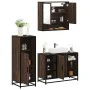 Set de muebles baño 3 pzas madera contrachapada roble marrón von , Badezimmermöbel - Ref: Foro24-3301004, Preis: 225,25 €, Ra...