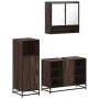 Set de muebles baño 3 pzas madera contrachapada roble marrón von , Badezimmermöbel - Ref: Foro24-3301004, Preis: 225,25 €, Ra...