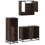 Set de muebles baño 3 pzas madera contrachapada roble marrón von , Badezimmermöbel - Ref: Foro24-3301004, Preis: 225,25 €, Ra...