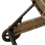 Tumbona con ruedas y cojín ratán sintético beige de , Tumbonas - Ref: Foro24-4104036, Precio: 166,51 €, Descuento: %