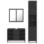 Juego de muebles de baño 3 pzas madera contrachapada negro von , Badezimmermöbel - Ref: Foro24-3301090, Preis: 324,90 €, Raba...
