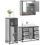 Set de muebles de baño 3 pzas madera contrachapada gris sonoma von , Badezimmermöbel - Ref: Foro24-3300993, Preis: 274,82 €, ...