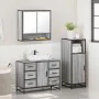Set de muebles de baño 3 pzas madera contrachapada gris sonoma von , Badezimmermöbel - Ref: Foro24-3300993, Preis: 274,82 €, ...