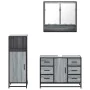 Set de muebles de baño 3 pzas madera contrachapada gris sonoma von , Badezimmermöbel - Ref: Foro24-3300993, Preis: 274,82 €, ...