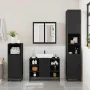 Juego de muebles de baño 3 pzas madera contrachapada negro by , Bathroom furniture - Ref: Foro24-3300970, Price: 229,85 €, Di...