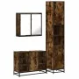 Set de muebles baño 3 pzas madera contrachapada roble ahumado von , Badezimmermöbel - Ref: Foro24-3301092, Preis: 289,72 €, R...