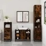Set de muebles baño 3 pzas madera contrachapada roble ahumado von , Badezimmermöbel - Ref: Foro24-3301092, Preis: 289,72 €, R...