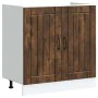 Mueble bajo fregadero Lucca madera contrachapada roble ahumado von , Küchenschränke - Ref: Foro24-853692, Preis: 78,96 €, Rab...