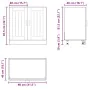 Mueble bajo fregadero Lucca madera contrachapada roble ahumado von , Küchenschränke - Ref: Foro24-853692, Preis: 78,96 €, Rab...