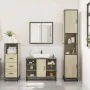 Set de muebles de baño 3 pzas madera contrachapada roble Sonoma von , Badezimmermöbel - Ref: Foro24-3301031, Preis: 228,10 €,...