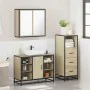 Set de muebles de baño 3 pzas madera contrachapada roble Sonoma von , Badezimmermöbel - Ref: Foro24-3301031, Preis: 228,10 €,...