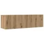 Mueble para TV de pared madera contrachapada artesanal 5 piezas by , TV Furniture - Ref: Foro24-3329202, Price: 183,54 €, Dis...