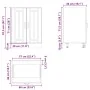 Mueble bajo para fregadero Lucca madera artesanal de roble von , Küchenschränke - Ref: Foro24-853686, Preis: 88,49 €, Rabatt: %