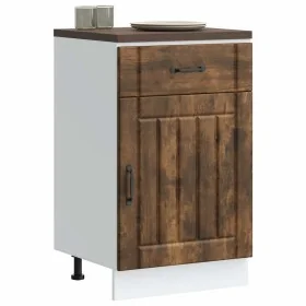 Mueble bajo de cocina Lucca madera de ingeniería roble ahumado von , Küchenschränke - Ref: Foro24-853722, Preis: 93,90 €, Rab...