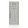 Mueble bajo de cocina Lucca madera contrachapada gris sonoma de , Armarios de cocina - Ref: Foro24-853703, Precio: 70,53 €, D...