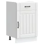 Mueble bajo de cocina Lucca madera de ingeniería blanca by , Kitchen cabinets - Ref: Foro24-853717, Price: 93,75 €, Discount: %