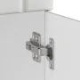 Mueble bajo de cocina Lucca madera de ingeniería blanca by , Kitchen cabinets - Ref: Foro24-853717, Price: 93,75 €, Discount: %