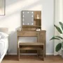 Juego de tocador con LED madera artesanal de roble by , Bedroom Dressers - Ref: Foro24-3329186, Price: 150,43 €, Discount: %