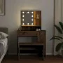 Juego de tocador con LED madera artesanal de roble by , Bedroom Dressers - Ref: Foro24-3329186, Price: 150,43 €, Discount: %