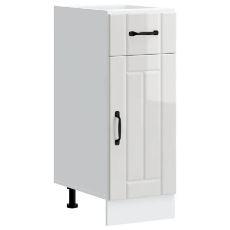 Mueble bajo de cocina Lucca blanca de alto brillo by , Kitchen cabinets - Ref: Foro24-853699, Price: 77,08 €, Discount: %