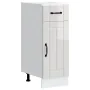 Mueble bajo de cocina Lucca blanca de alto brillo by , Kitchen cabinets - Ref: Foro24-853699, Price: 77,08 €, Discount: %