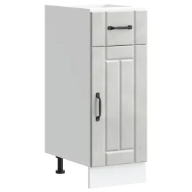 Mueble bajo de cocina Lucca madera contrachapada gris cemento by , Kitchen cabinets - Ref: Foro24-853701, Price: 68,35 €, Dis...