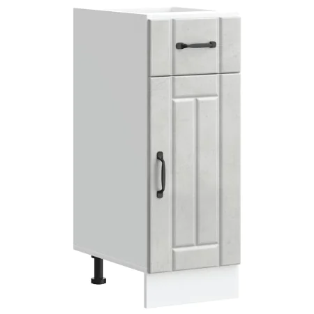 Mueble bajo de cocina Lucca madera contrachapada gris cemento de , Armarios de cocina - Ref: Foro24-853701, Precio: 68,14 €, ...