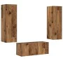 Muebles de TV de pared 3 uds madera vieja madera de ingeniería von , TV-Möbel - Ref: Foro24-3328963, Preis: 131,26 €, Rabatt: %