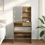 Juego de tocador con LED madera artesanal de roble de , Tocadores para dormitorios - Ref: Foro24-3329184, Precio: 140,49 €, D...