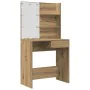 Juego de tocador con LED madera artesanal de roble de , Tocadores para dormitorios - Ref: Foro24-3329184, Precio: 140,49 €, D...