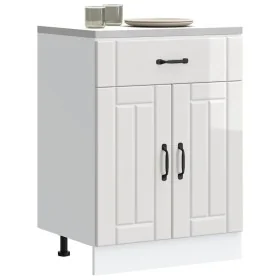 Mueble bajo de cocina Lucca blanca de alto brillo von , Küchenschränke - Ref: Foro24-853729, Preis: 101,62 €, Rabatt: %