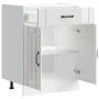 Mueble bajo de cocina Lucca blanca de alto brillo de , Armarios de cocina - Ref: Foro24-853729, Precio: 101,46 €, Descuento: %