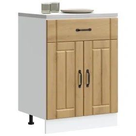 Mueble bajo de cocina Lucca roble artesanal by , Kitchen cabinets - Ref: Foro24-853736, Price: 92,32 €, Discount: %
