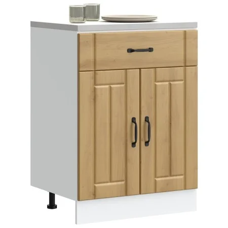 Mueble bajo de cocina Lucca roble artesanal de , Armarios de cocina - Ref: Foro24-853736, Precio: 92,32 €, Descuento: %
