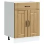 Mueble bajo de cocina Lucca roble artesanal de , Armarios de cocina - Ref: Foro24-853736, Precio: 92,32 €, Descuento: %