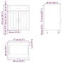 Mueble bajo de cocina Lucca roble artesanal de , Armarios de cocina - Ref: Foro24-853736, Precio: 92,32 €, Descuento: %