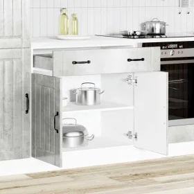 Mueble bajo de cocina Lucca madera contrachapada gris cemento by , Kitchen cabinets - Ref: Foro24-853741, Price: 107,41 €, Di...