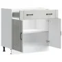 Mueble bajo de cocina Lucca madera contrachapada gris cemento de , Armarios de cocina - Ref: Foro24-853741, Precio: 107,41 €,...