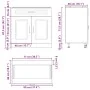 Mueble bajo de cocina Lucca madera contrachapada gris cemento de , Armarios de cocina - Ref: Foro24-853741, Precio: 107,41 €,...